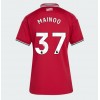 Manchester United Kobbie Mainoo #37 Hjemmedrakt Kvinner 2026-27 Kortermet